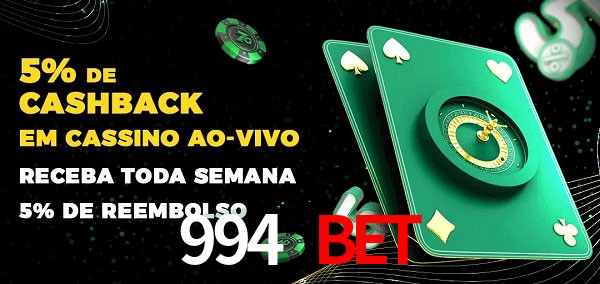 Promoções do cassino ao Vivo 994 Bet